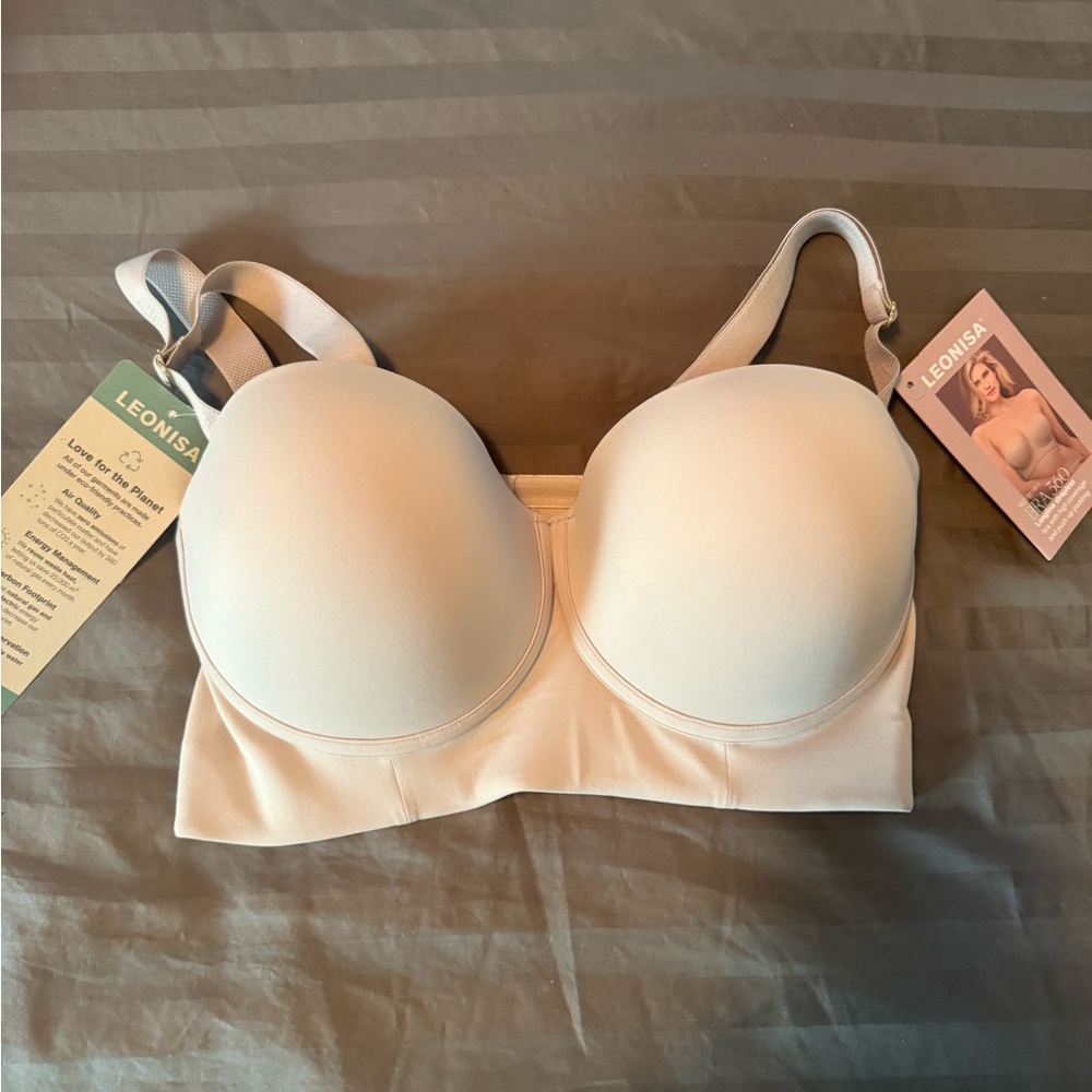Cream Full Support Bra